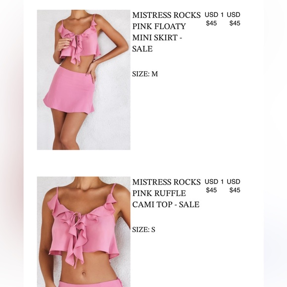 Pink Ruffled Two-Piece Set - Picture 3 of 3